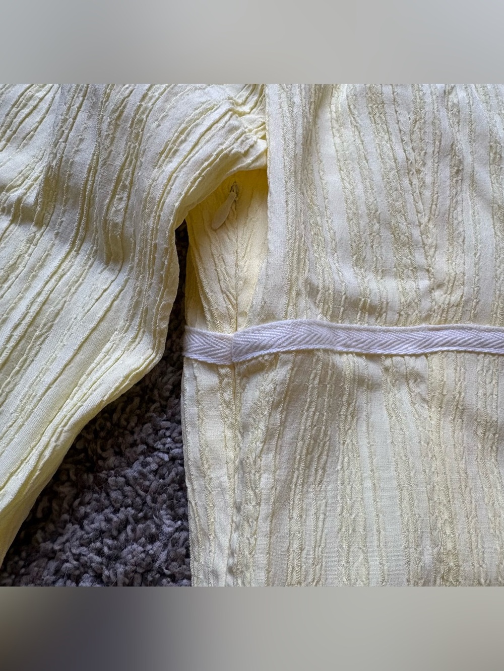 Rihoas butter Yellow Square-Neck Mini Dress - Picture 7 of 8